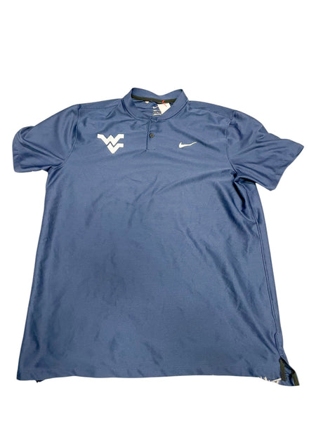 WVU Nike Dri Fit Short Sleeve Top Size Large M0173