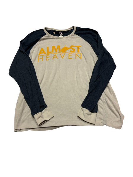 WVU Mv Sport Long Sleeve T-Shirt Size Extra Large M0353