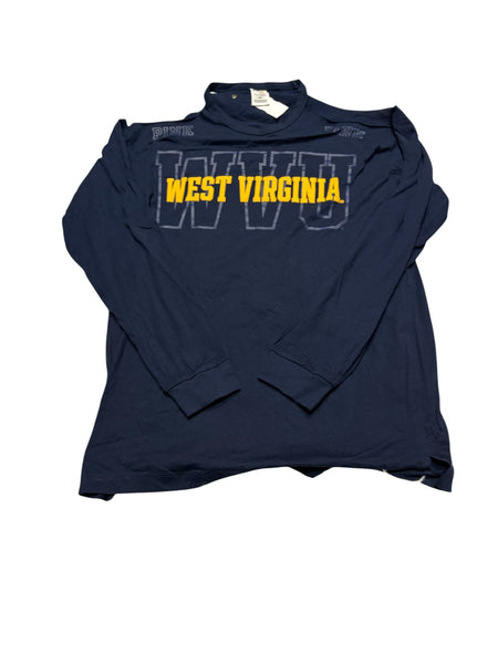 WVU Pink By Victoria's Secret Womens Fan Apparel Size Medium *