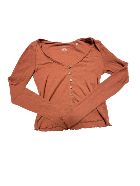 American Eagle Long Sleeve Top Size Small *