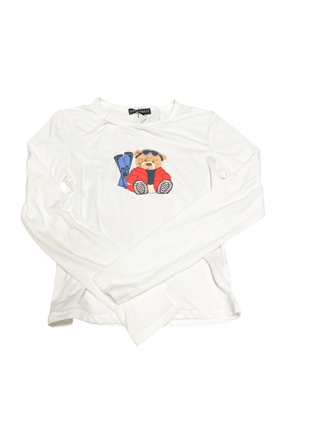 Harper & Ivy Long Sleeve T-Shirt Size Medium *