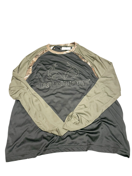 Real Tree Long Sleeve T-shirt Size Extra Large M0298