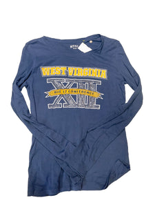 WVU Long Sleeve T-Shirt Size Medium *