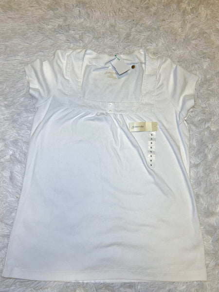 St. John's Bay Short Sleeve Top Size Small *