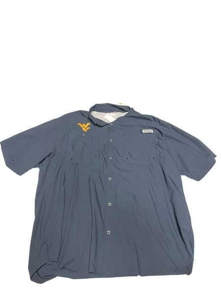 WVU Columbia Mens Fan Apparel Size Extra Large M0722
