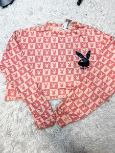 Playboy Long Sleeve Top Size Small *