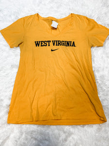 WVU Nike Short Sleeve Top Size Small M0545