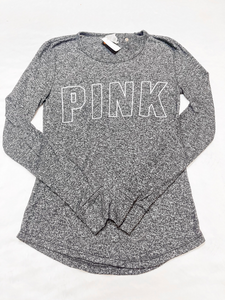 Pink By Victoria's Secret Long Sleeve T-Shirt Size Extra Small *
